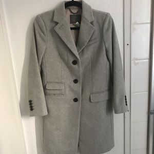 J Crew Petite Heather Gray Coat